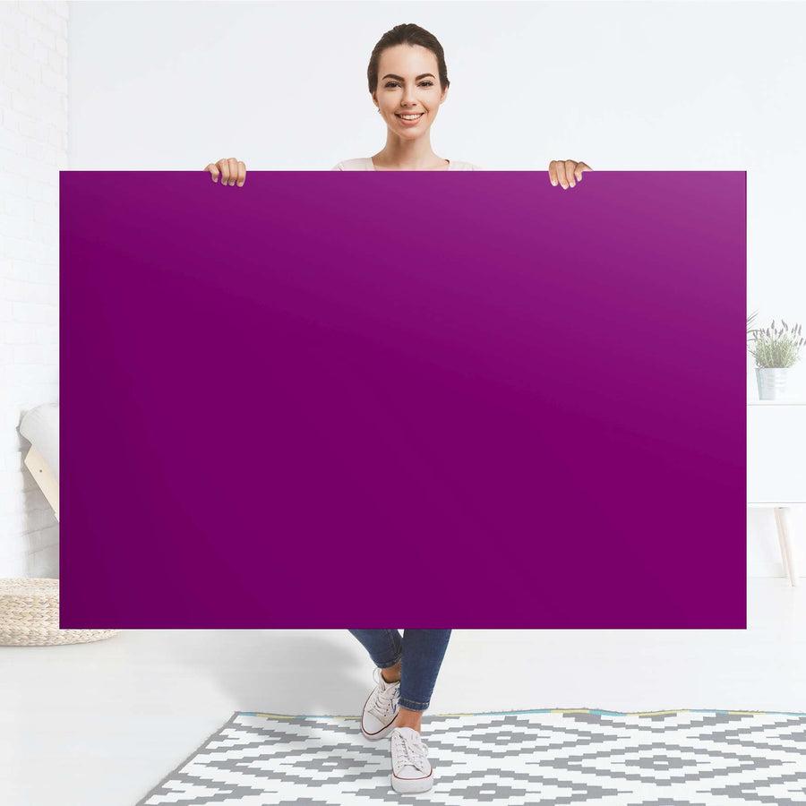 Selbstklebender Folienbogen Flieder Dark - Größe: 150x100 cm