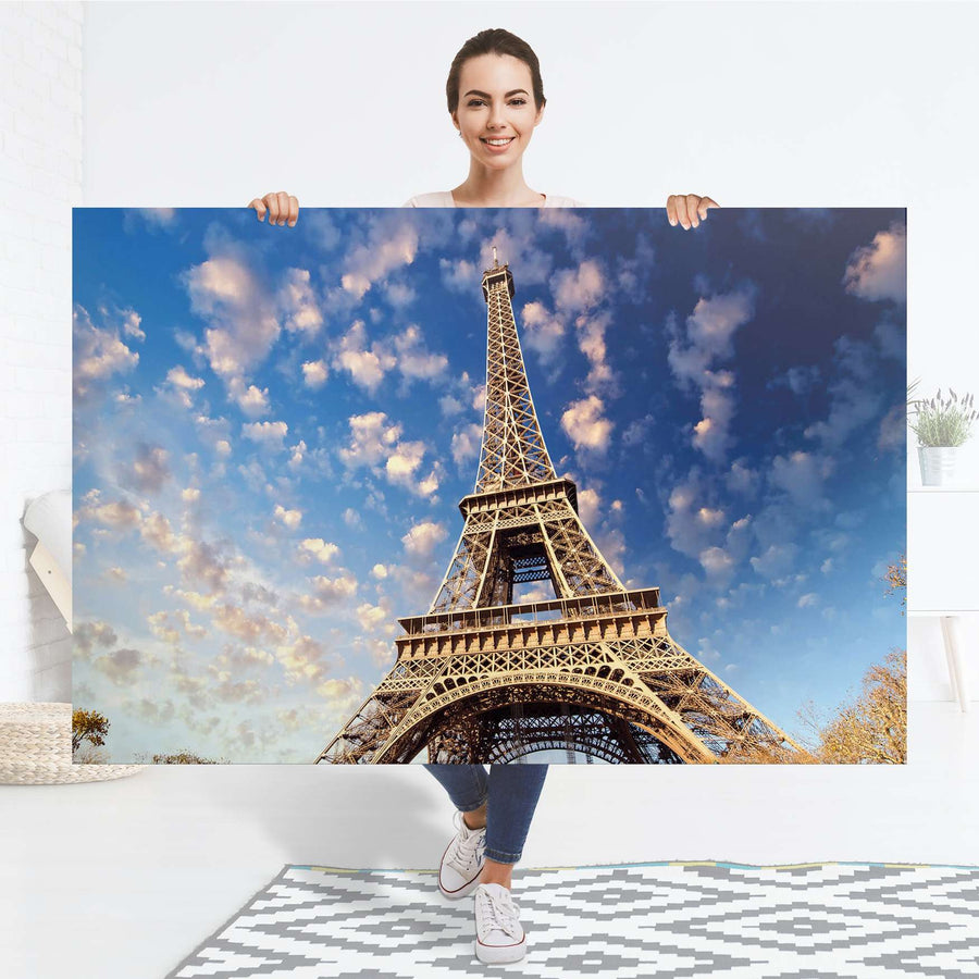 Selbstklebender Folienbogen La Tour Eiffel - Größe: 150x100 cm