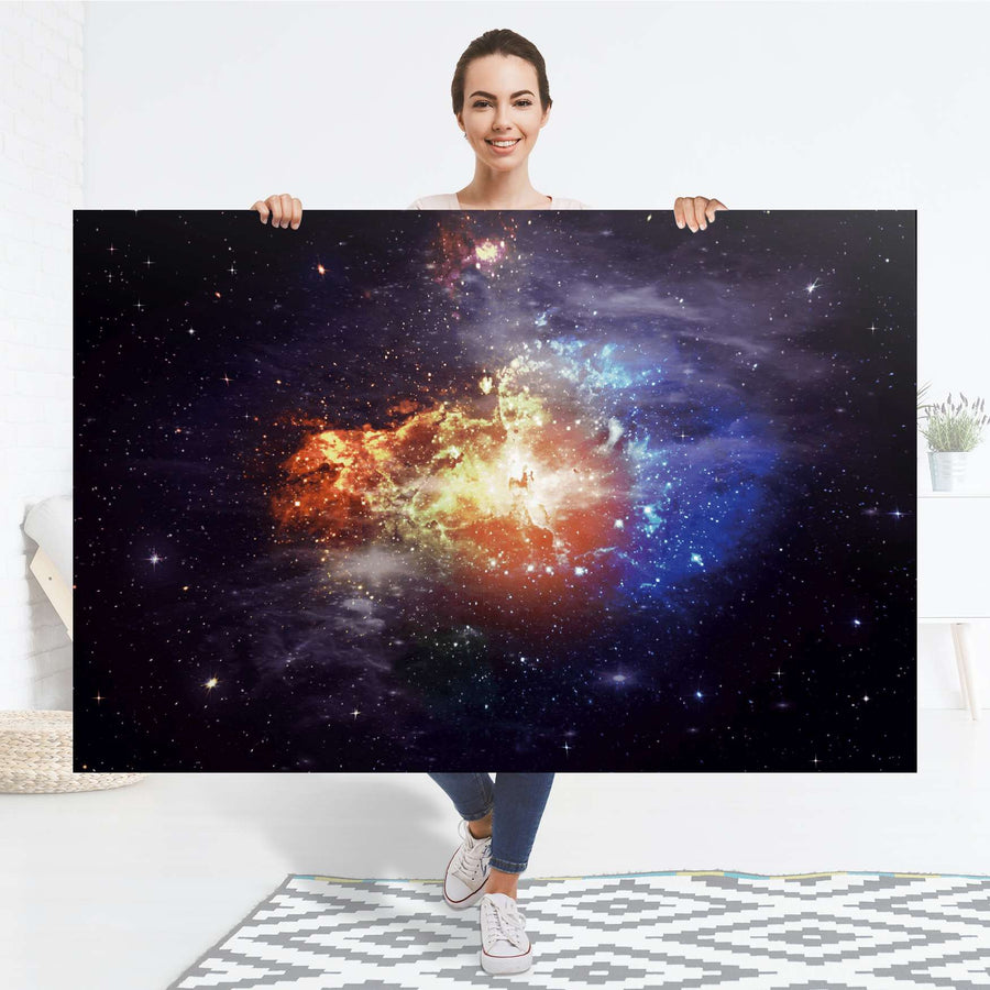 Selbstklebender Folienbogen Nebula - Größe: 150x100 cm