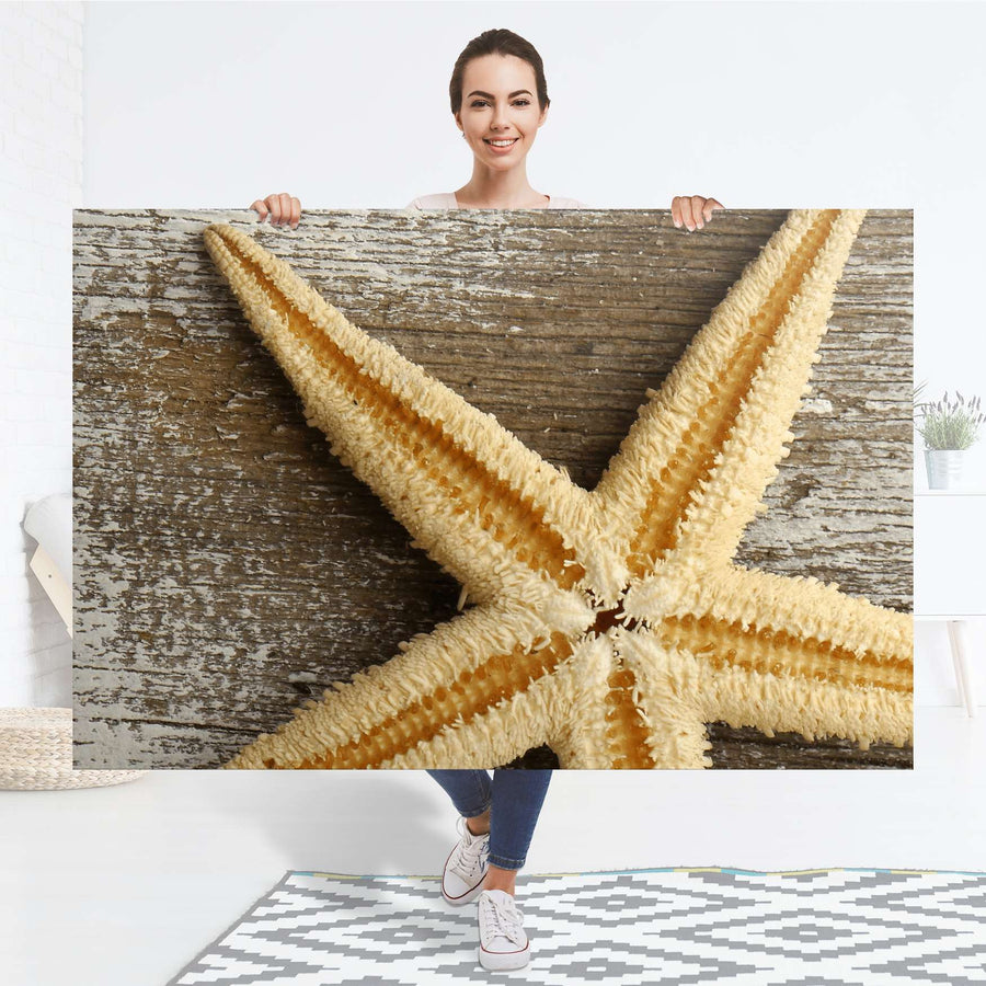 Selbstklebender Folienbogen Starfish - Größe: 150x100 cm