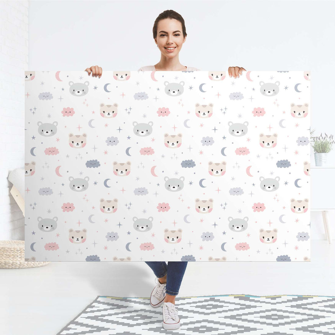 Selbstklebender Folienbogen Sweet Dreams - Größe: 150x100 cm