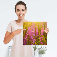 Selbstklebender Folienbogen Flower Meadow - Größe: 30x30 cm