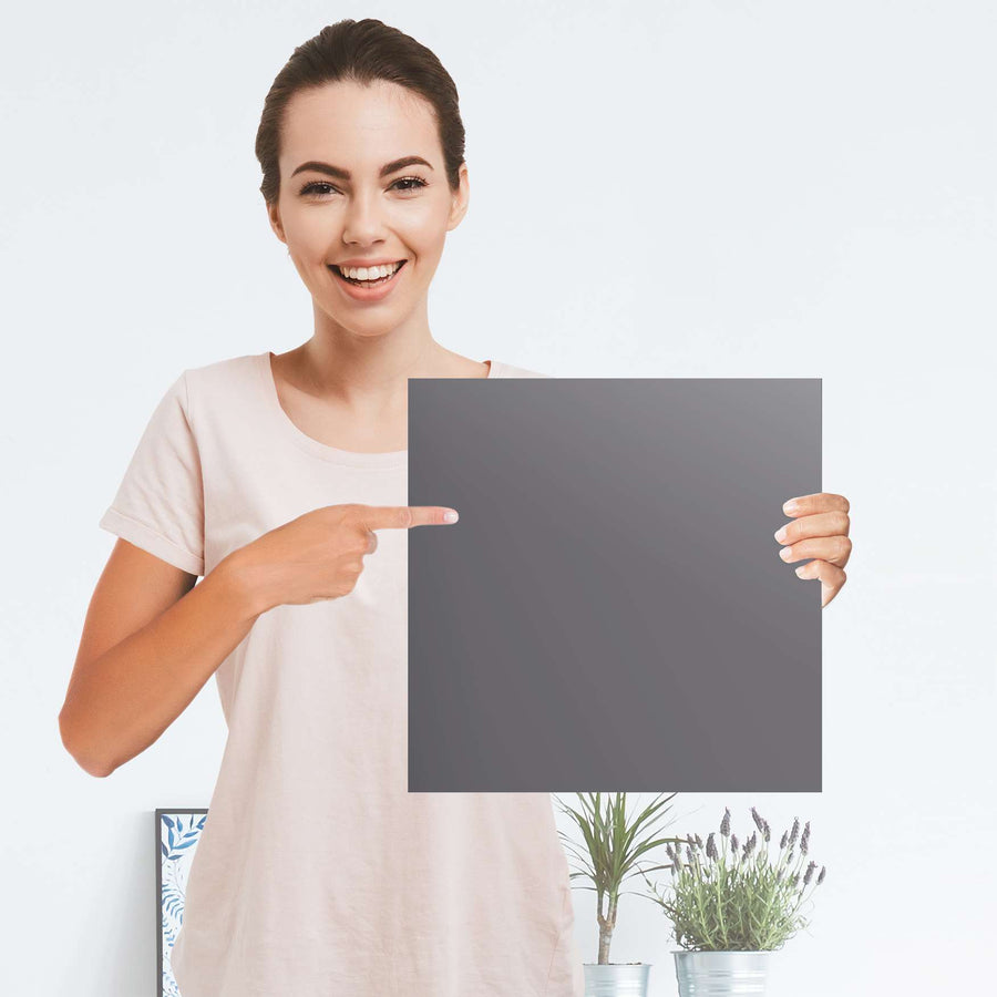 Selbstklebender Folienbogen Grau Light - Größe: 30x30 cm