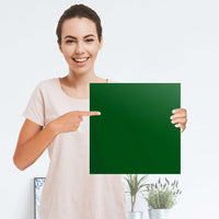 Selbstklebender Folienbogen Grün Dark - Größe: 30x30 cm