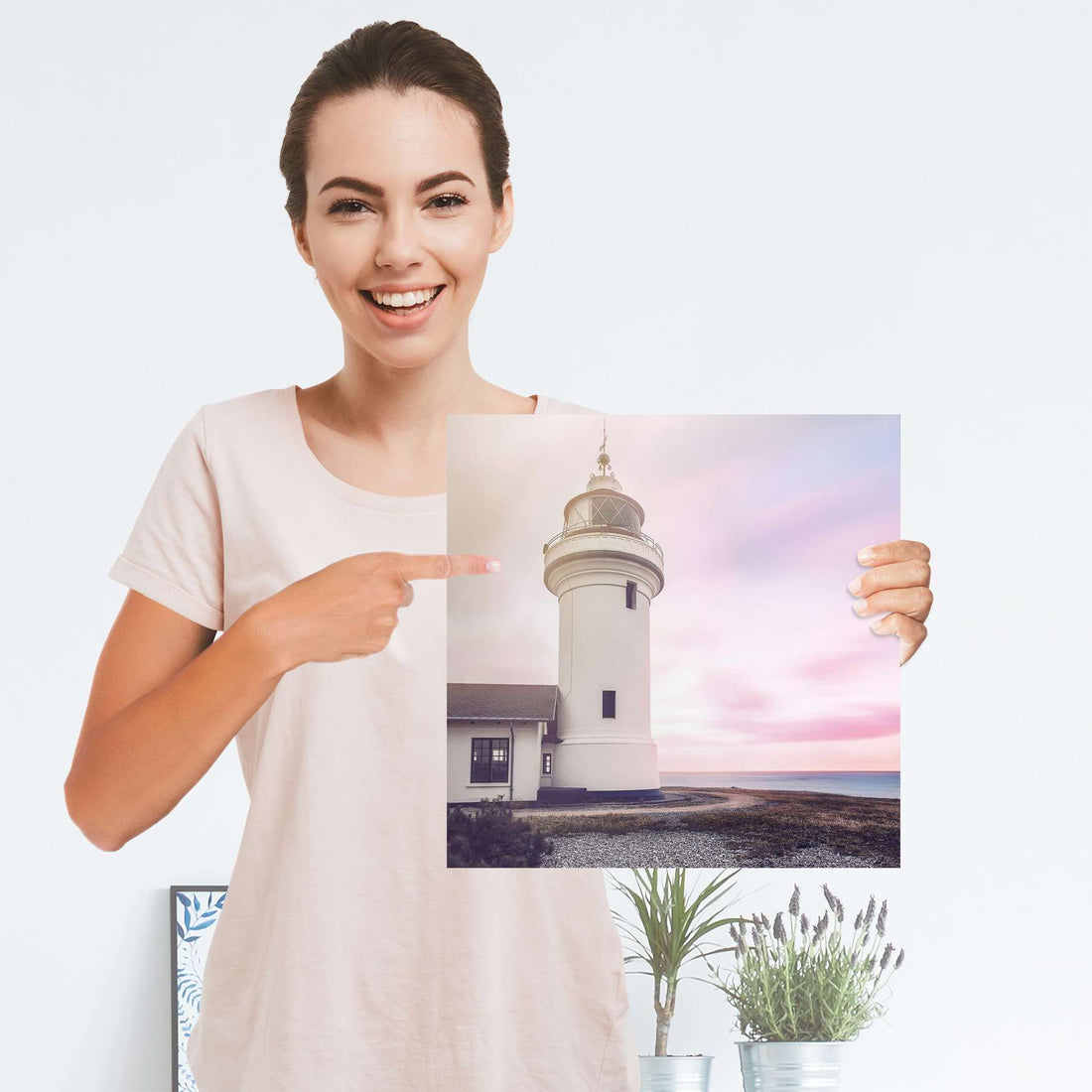 Selbstklebender Folienbogen Lighthouse - Größe: 30x30 cm