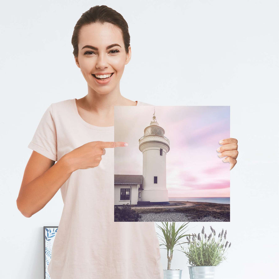 Selbstklebender Folienbogen Lighthouse - Größe: 30x30 cm
