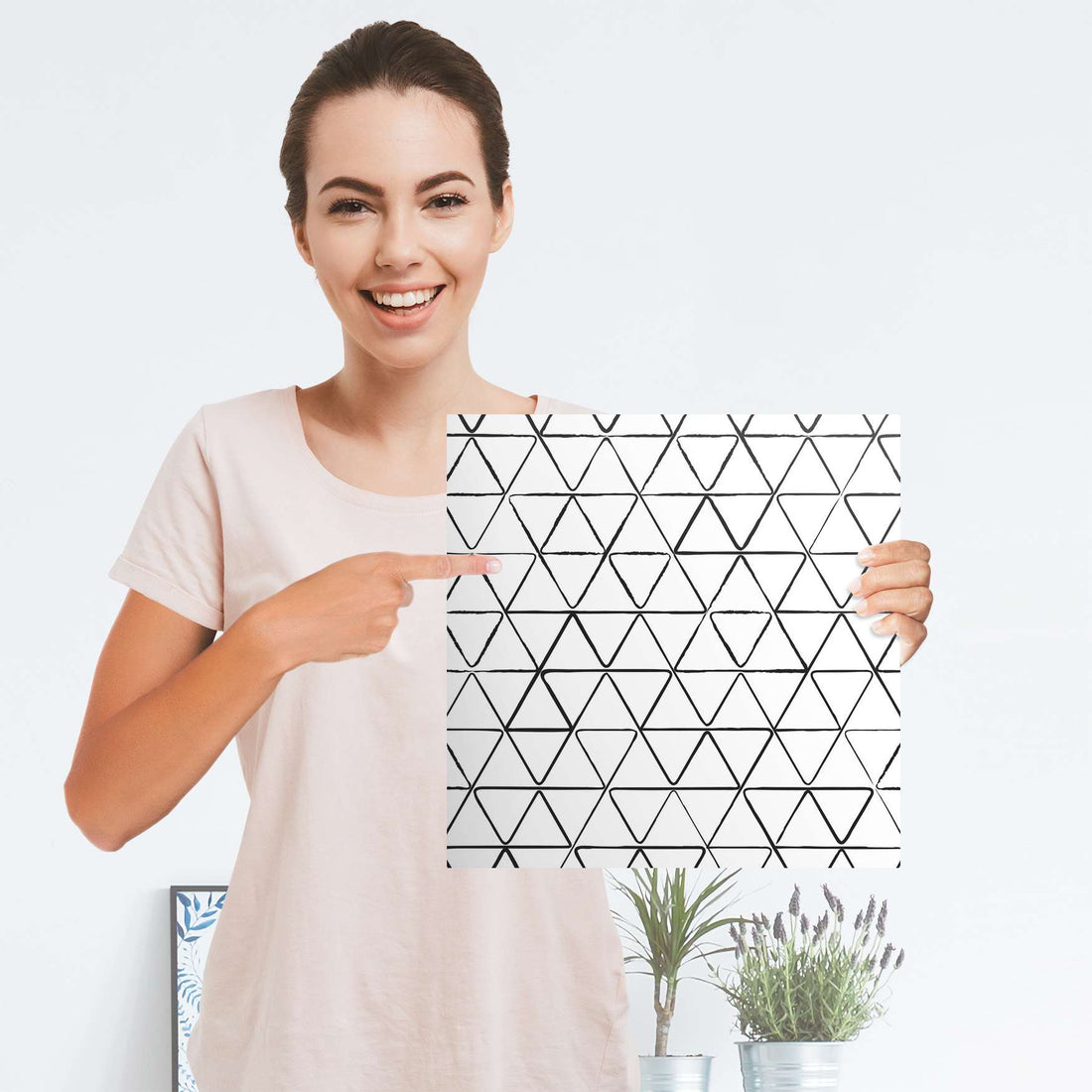 Selbstklebender Folienbogen Mediana - Größe: 30x30 cm
