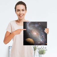 Selbstklebender Folienbogen Milky Way - Größe: 30x30 cm