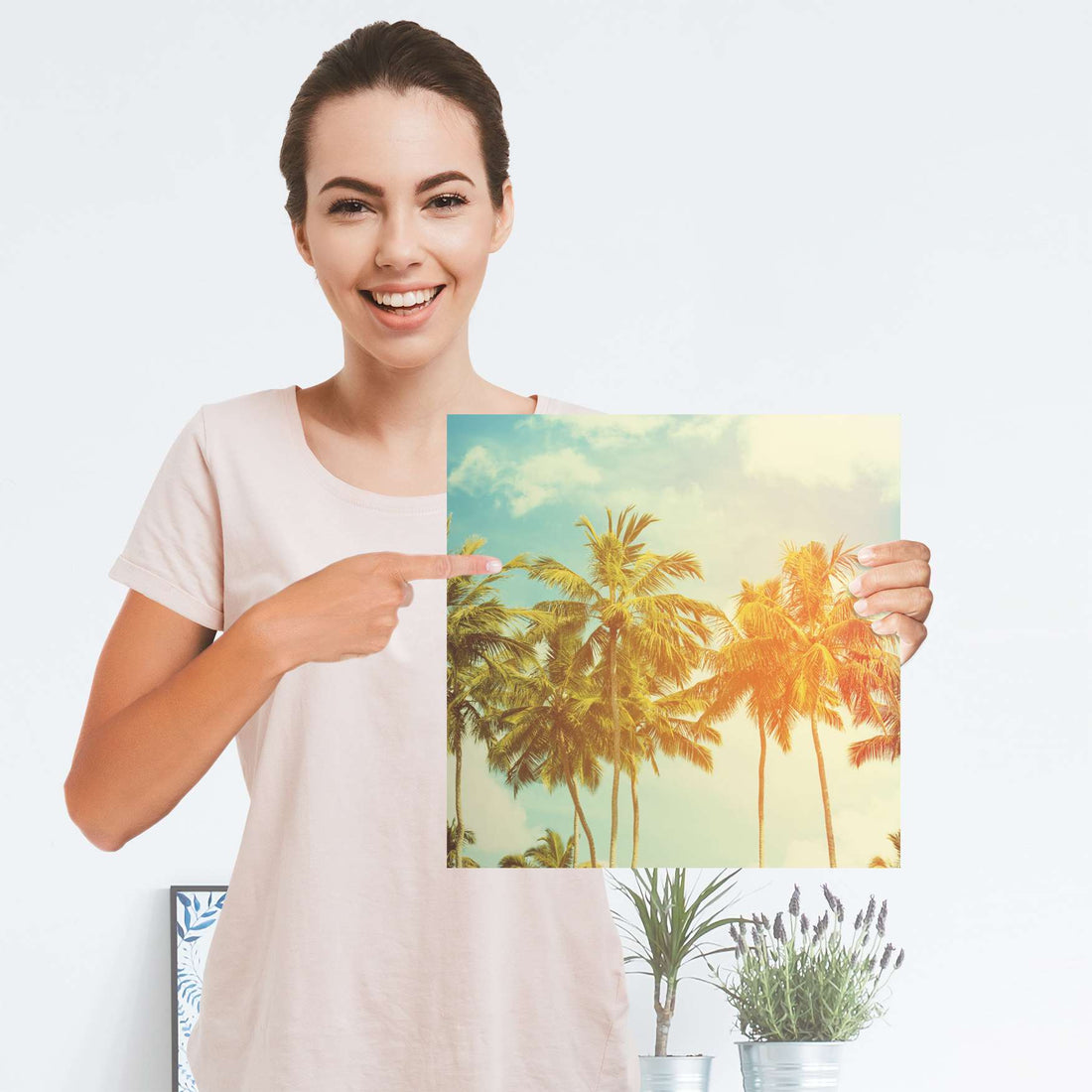Selbstklebender Folienbogen Sun Flair - Größe: 30x30 cm