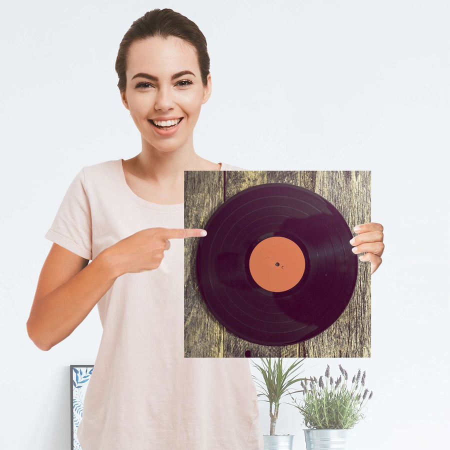 Selbstklebender Folienbogen Vinyl - Größe: 30x30 cm