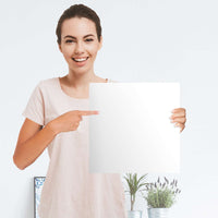 Selbstklebender Folienbogen Weiß - Größe: 30x30 cm