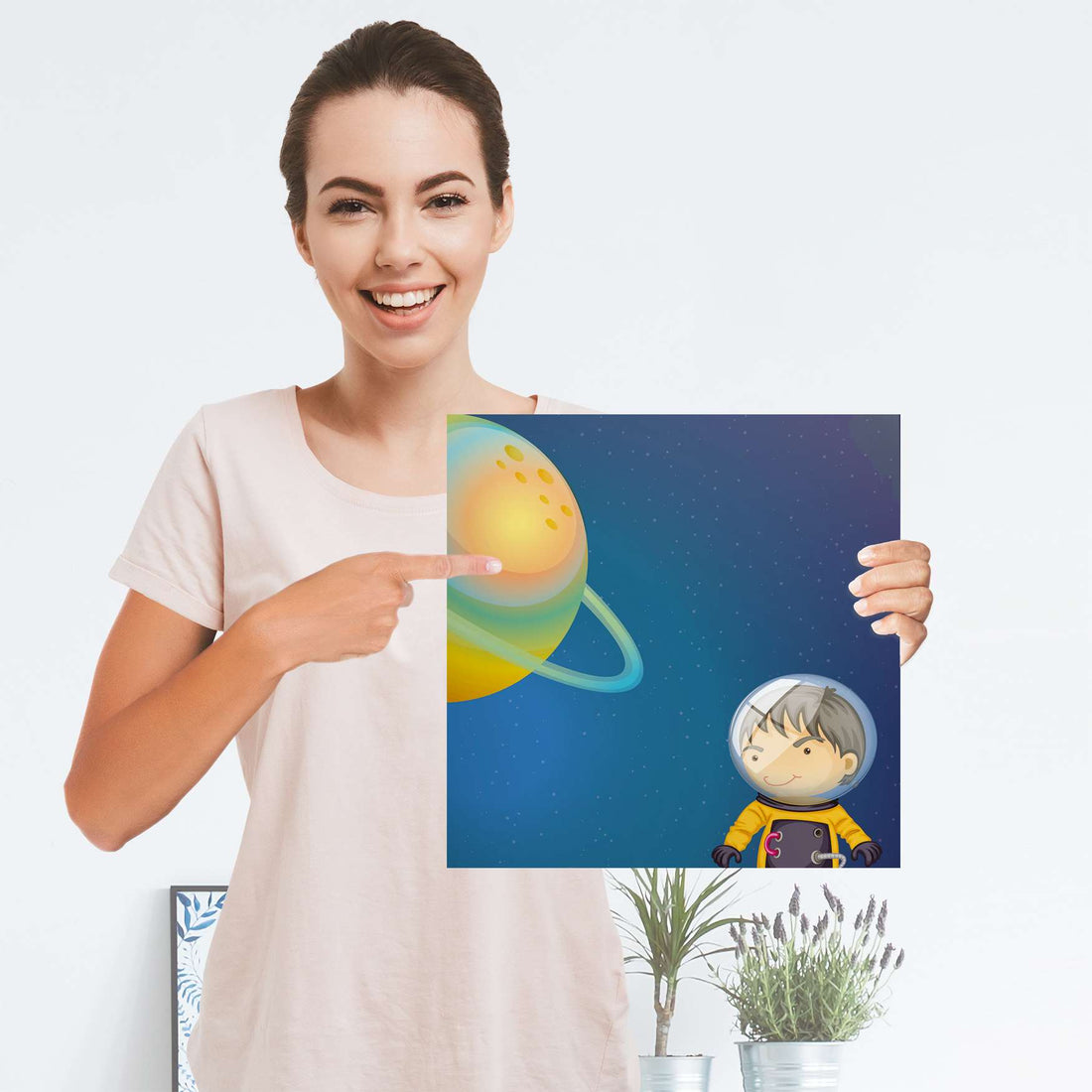 Selbstklebender Folienbogen Young Explorer - Größe: 30x30 cm
