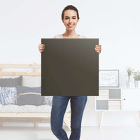 Selbstklebender Folienbogen Braungrau Dark - Größe: 60x60 cm