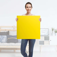 Selbstklebender Folienbogen Gelb Dark - Größe: 60x60 cm