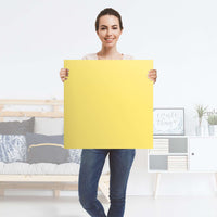 Selbstklebender Folienbogen Gelb Light - Größe: 60x60 cm