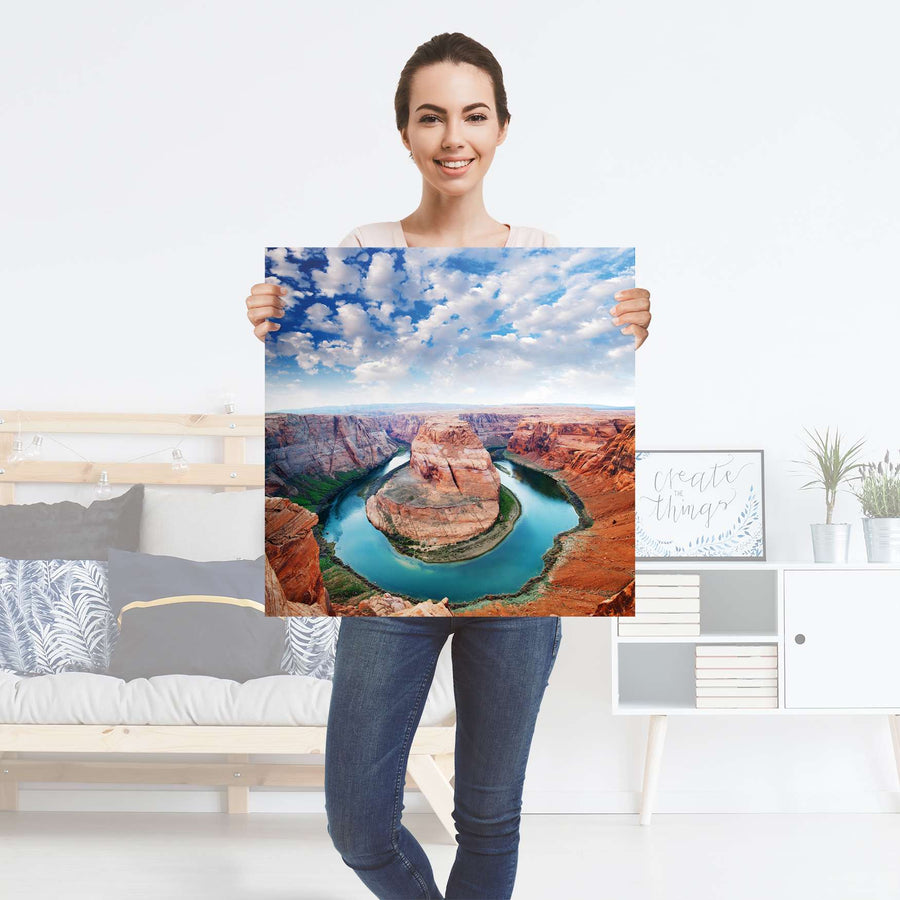 Selbstklebender Folienbogen Grand Canyon - Größe: 60x60 cm