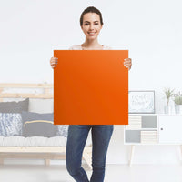 Selbstklebender Folienbogen Orange Dark - Größe: 60x60 cm