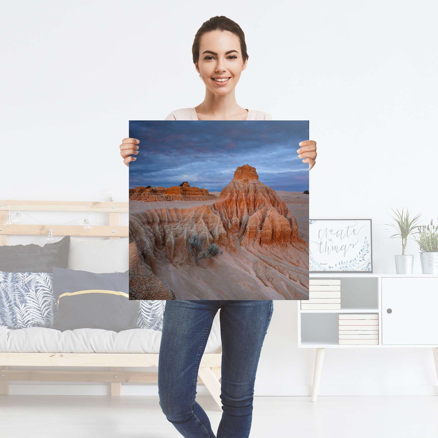Selbstklebender Folienbogen Outback Australia - Größe: 60x60 cm