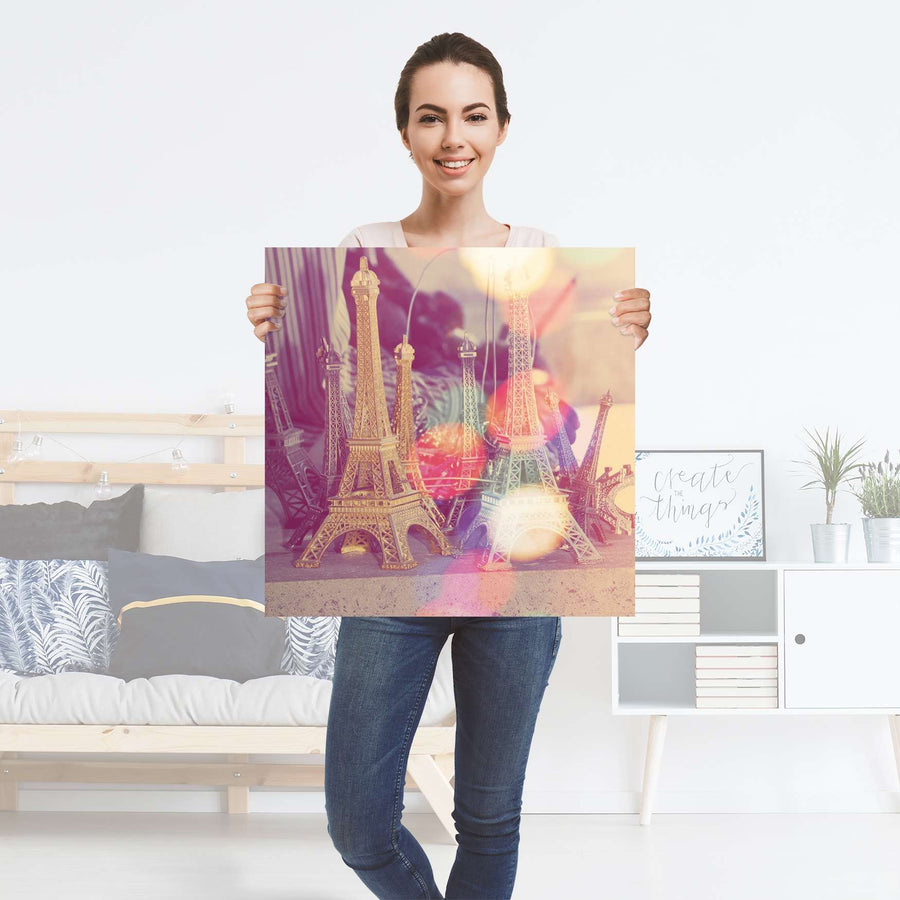 Selbstklebender Folienbogen Paris - Größe: 60x60 cm