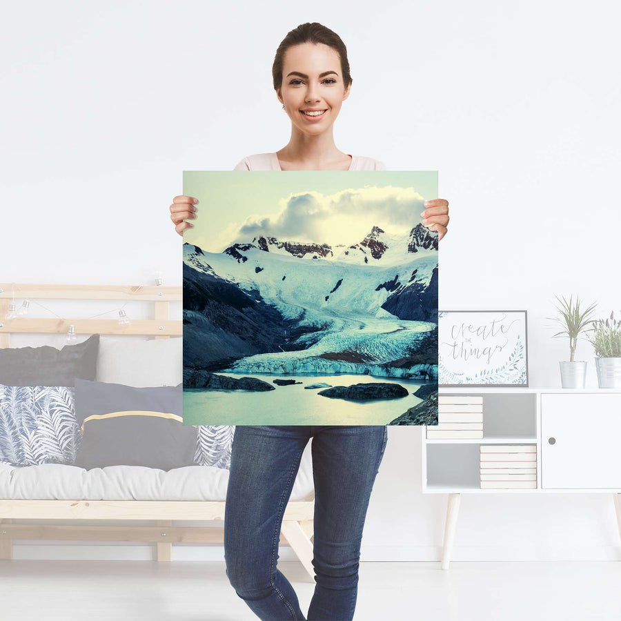 Selbstklebender Folienbogen Patagonia - Größe: 60x60 cm