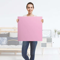 Selbstklebender Folienbogen Pink Light - Größe: 60x60 cm
