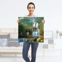 Selbstklebender Folienbogen Rainforest - Größe: 60x60 cm