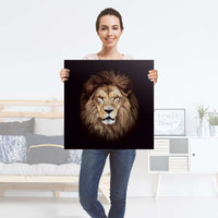 Selbstklebender Folienbogen Wild Eyes - Größe: 60x60 cm