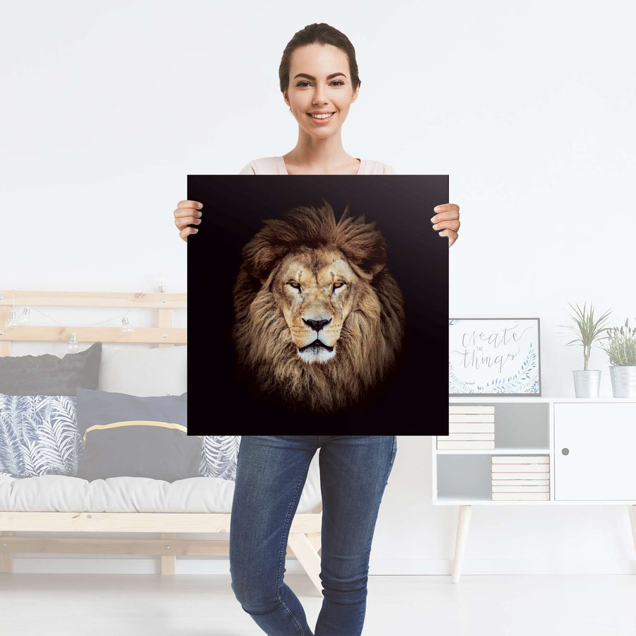 Selbstklebender Folienbogen Wild Eyes - Größe: 60x60 cm