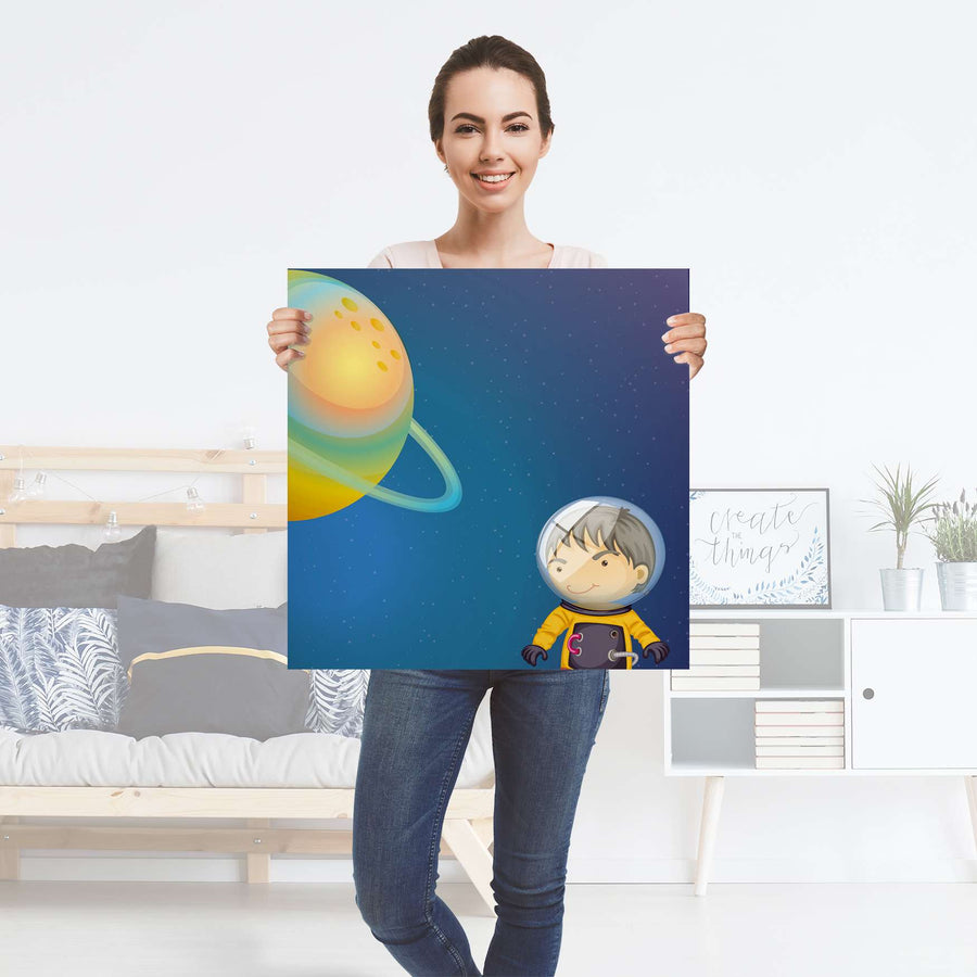 Selbstklebender Folienbogen Young Explorer - Größe: 60x60 cm