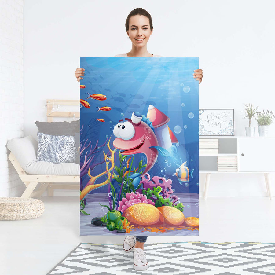 Selbstklebender Folienbogen Bubbles - Größe: 80x120 cm