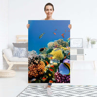 Selbstklebender Folienbogen Coral Reef - Größe: 80x120 cm