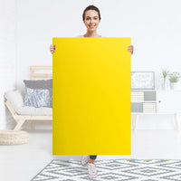 Selbstklebender Folienbogen Gelb Dark - Größe: 80x120 cm
