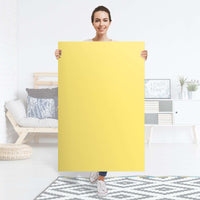 Selbstklebender Folienbogen Gelb Light - Größe: 80x120 cm