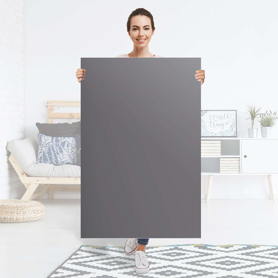 Selbstklebender Folienbogen Grau Light - Größe: 80x120 cm