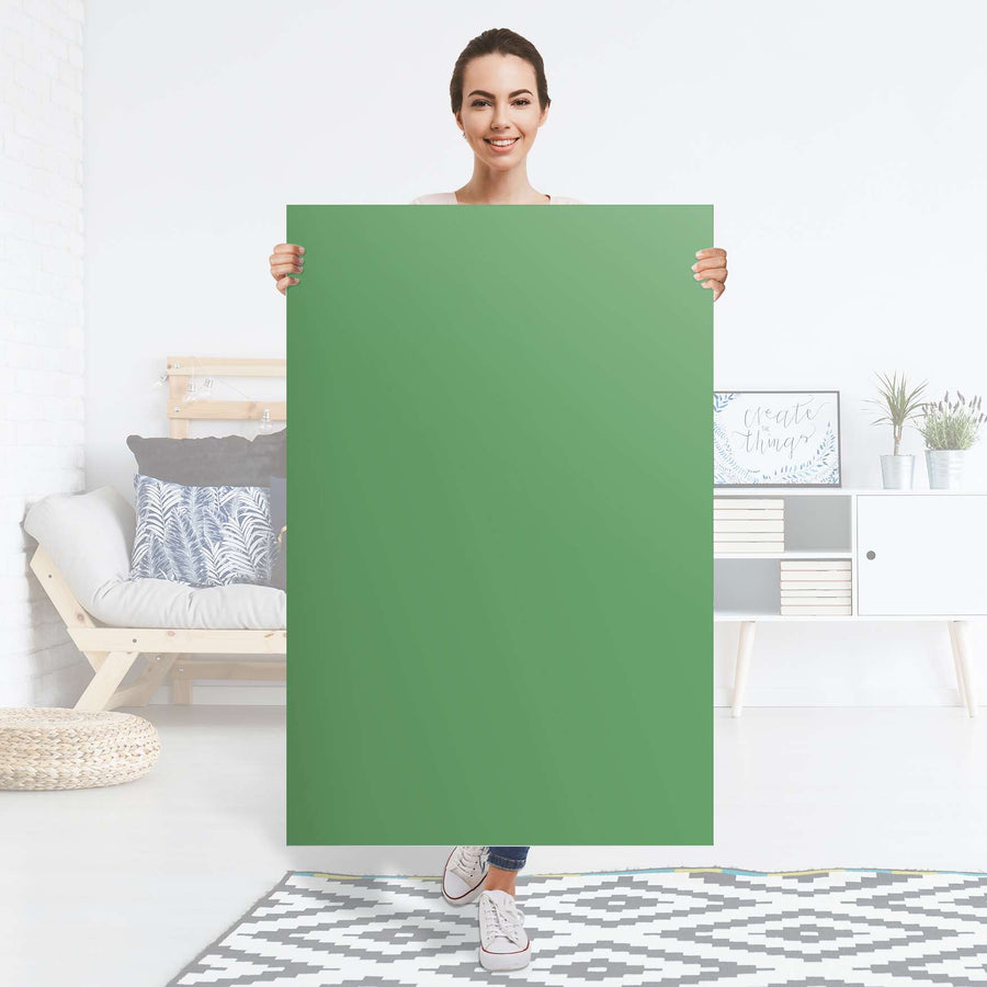 Selbstklebender Folienbogen Grün Light - Größe: 80x120 cm
