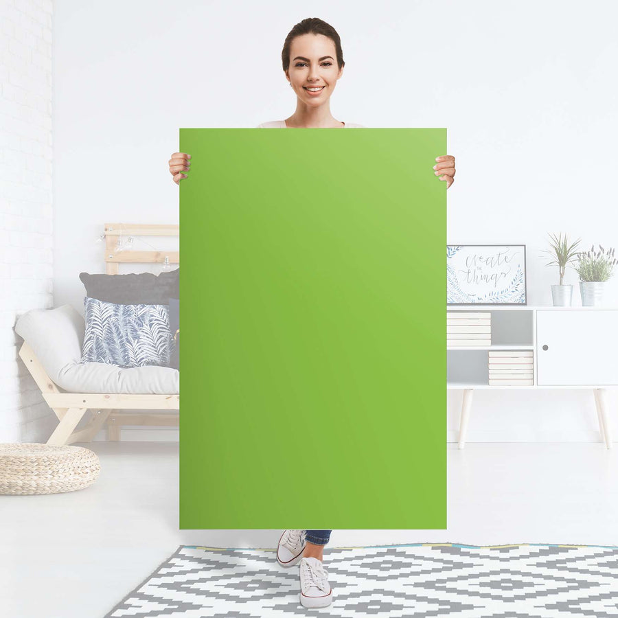Selbstklebender Folienbogen Hellgrün Dark - Größe: 80x120 cm
