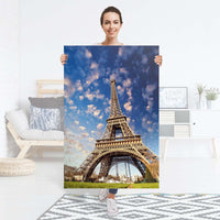 Selbstklebender Folienbogen La Tour Eiffel - Größe: 80x120 cm