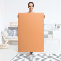 Selbstklebender Folienbogen Orange Light - Größe: 80x120 cm