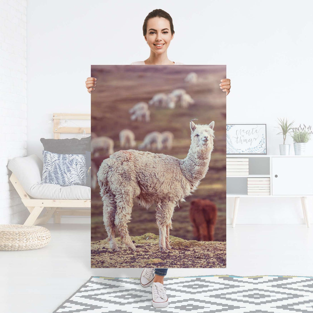 Selbstklebender Folienbogen Pako - Größe: 80x120 cm