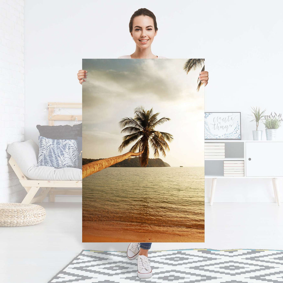 Selbstklebender Folienbogen Paradise - Größe: 80x120 cm