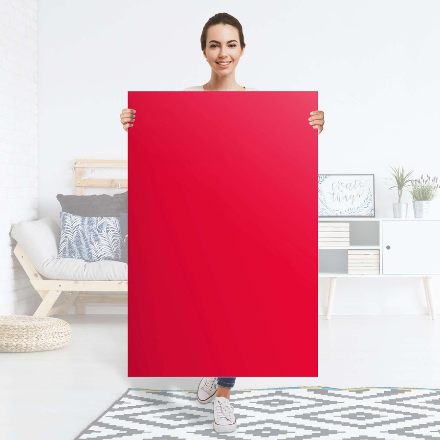 Selbstklebender Folienbogen Rot Light - Größe: 80x120 cm