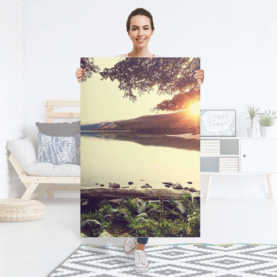 Selbstklebender Folienbogen Seaside Dreams - Größe: 80x120 cm