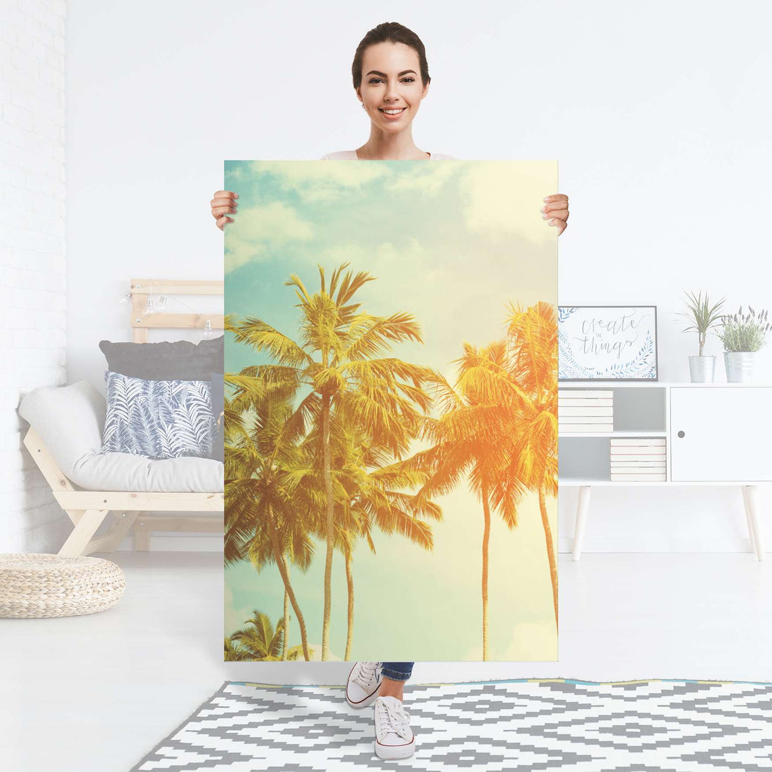 Selbstklebender Folienbogen Sun Flair - Größe: 80x120 cm