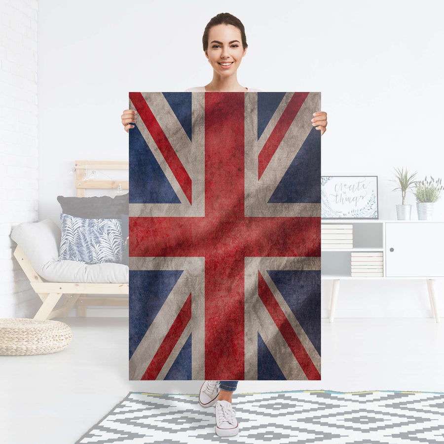 Selbstklebender Folienbogen Union Jack - Größe: 80x120 cm