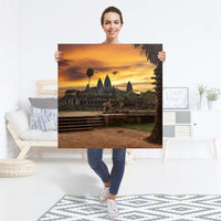 Selbstklebender Folienbogen Angkor Wat - Größe: 90x90 cm