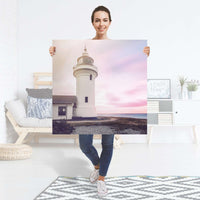 Selbstklebender Folienbogen Lighthouse - Größe: 90x90 cm