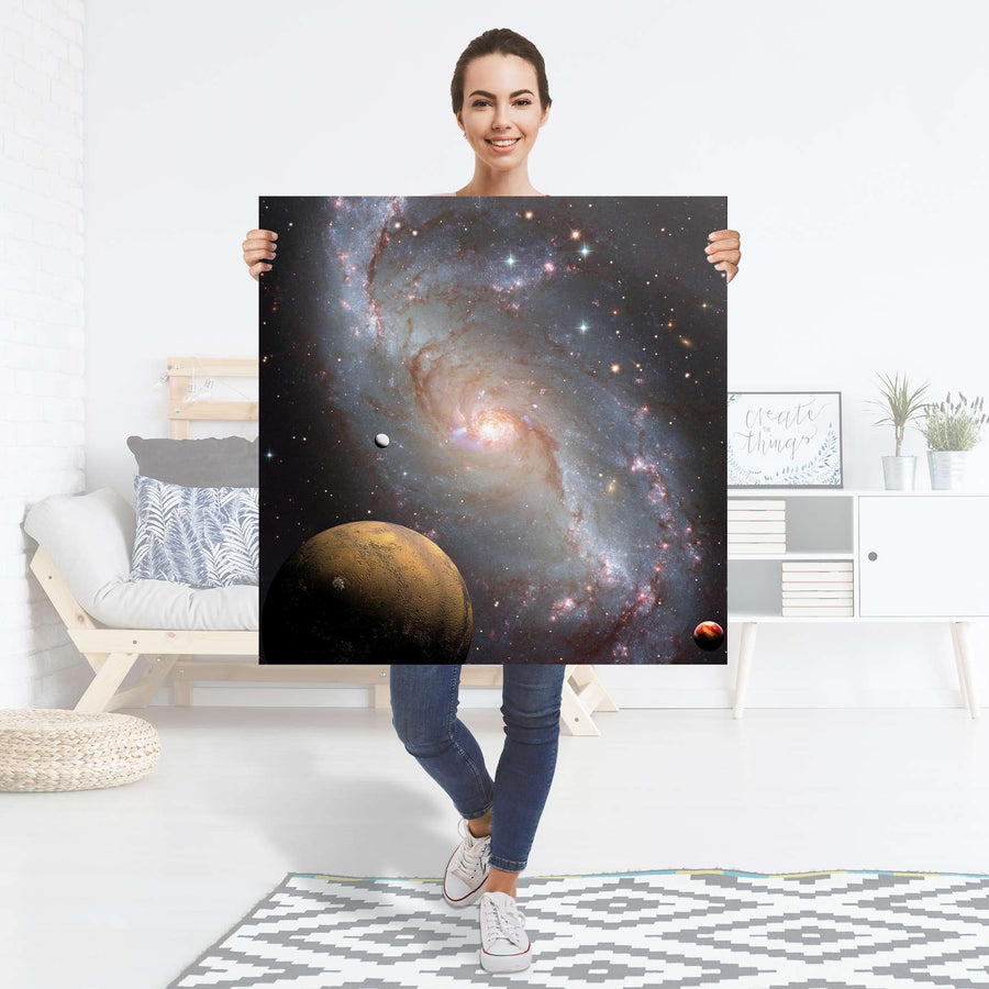 Selbstklebender Folienbogen Milky Way - Größe: 90x90 cm