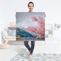 Selbstklebender Folienbogen Mount Fuji - Größe: 90x90 cm
