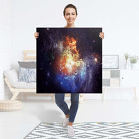 Selbstklebender Folienbogen Nebula - Größe: 90x90 cm