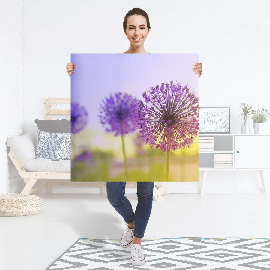 Selbstklebender Folienbogen Spring Flower - Größe: 90x90 cm